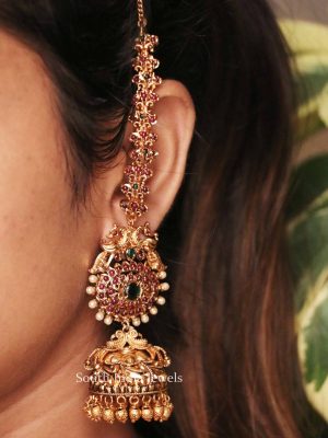 Bridal Jhumkas Set with Mattal