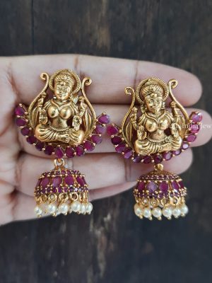 Cute Laxshmi AD Jhumkas