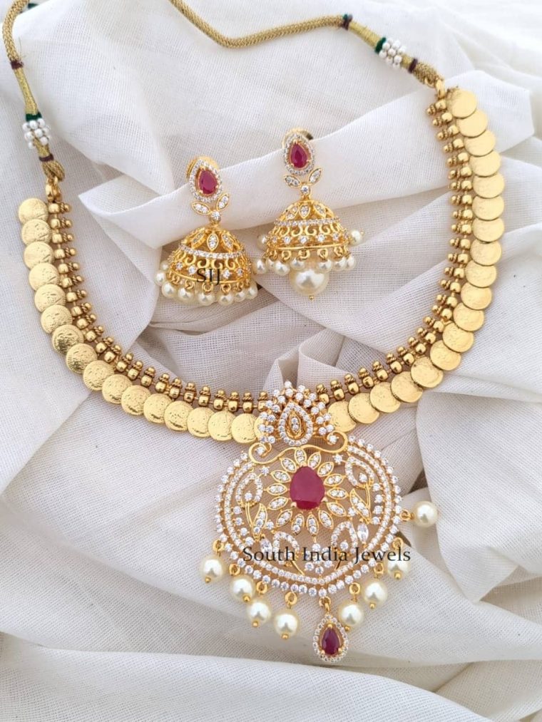 Gorgeous Lakshmi Coin Necklace