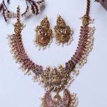 Gorgeous Lakshmi Floral Design Necklace (2)