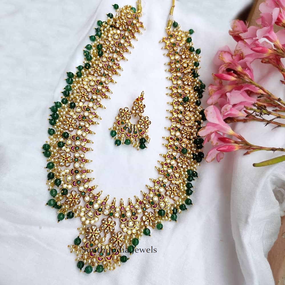 Heavy Guttapusalu Haram - South India Jewels Online Stores