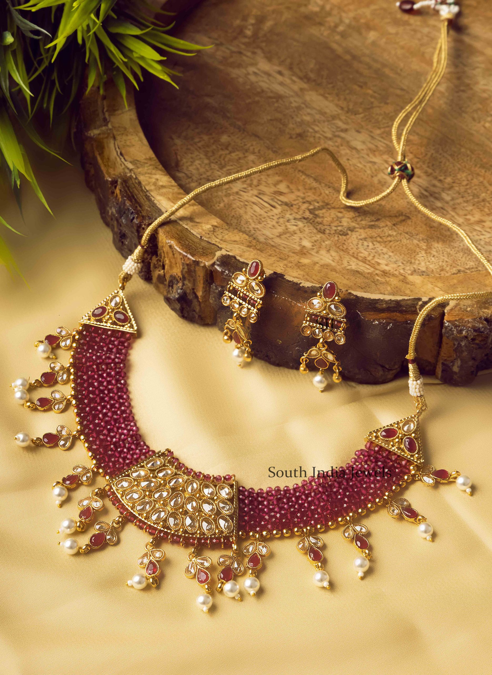 Premium Quality Purple Pearl Necklace