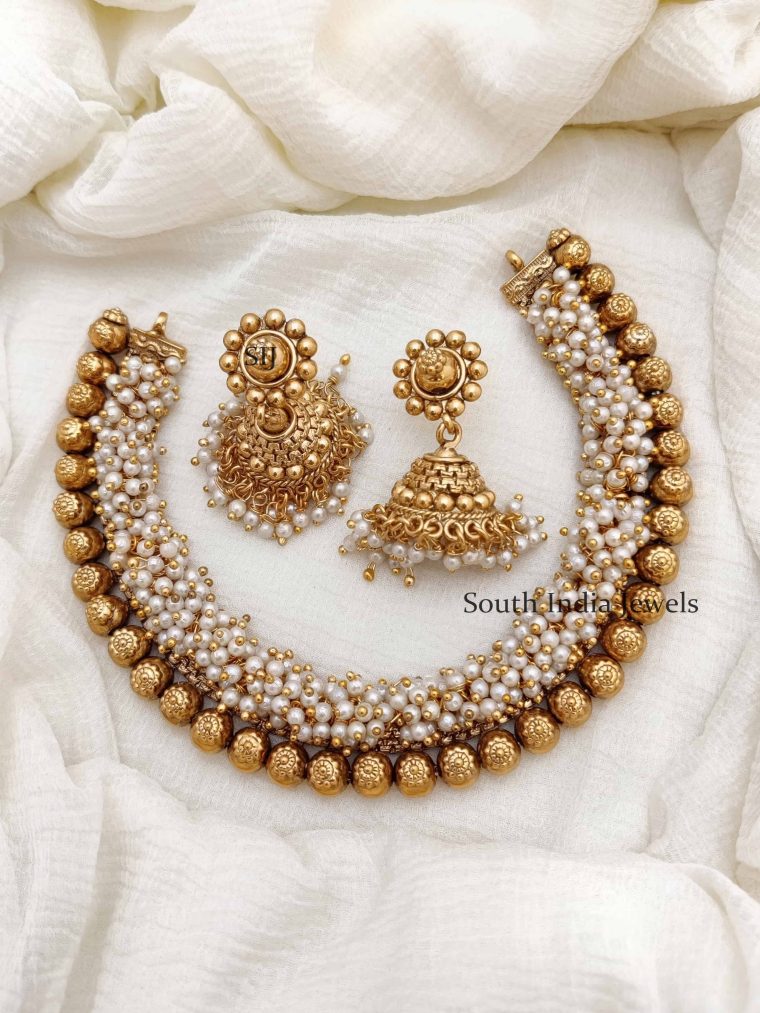 Traditional Antique Pearl Necklace