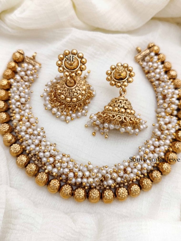 Traditional Antique Pearl Necklace