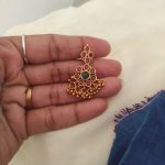 Traditional Kemp Golden Beads Attigai Necklace