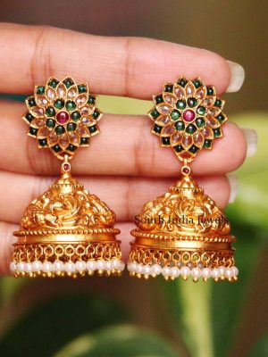 Traditional Pearl Hanging Jhumkas