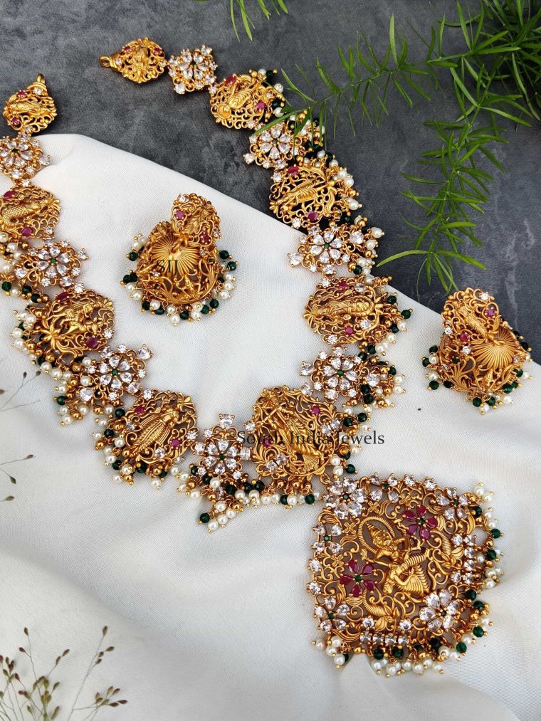 Trendy Dashavathram Necklace Set