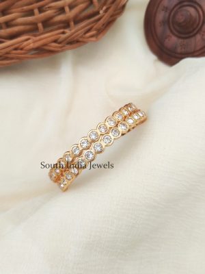 Attractive White Stones Bangles