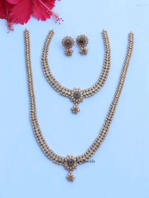 Beautiful AD Stones Sun Design Combo Set