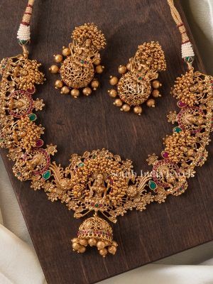 Beautiful Bridal Lakshmi Necklace