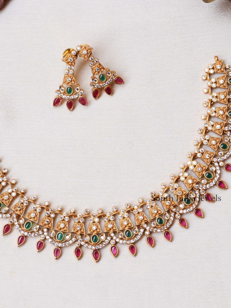 Beautiful Gold Plated Necklace Set (2)