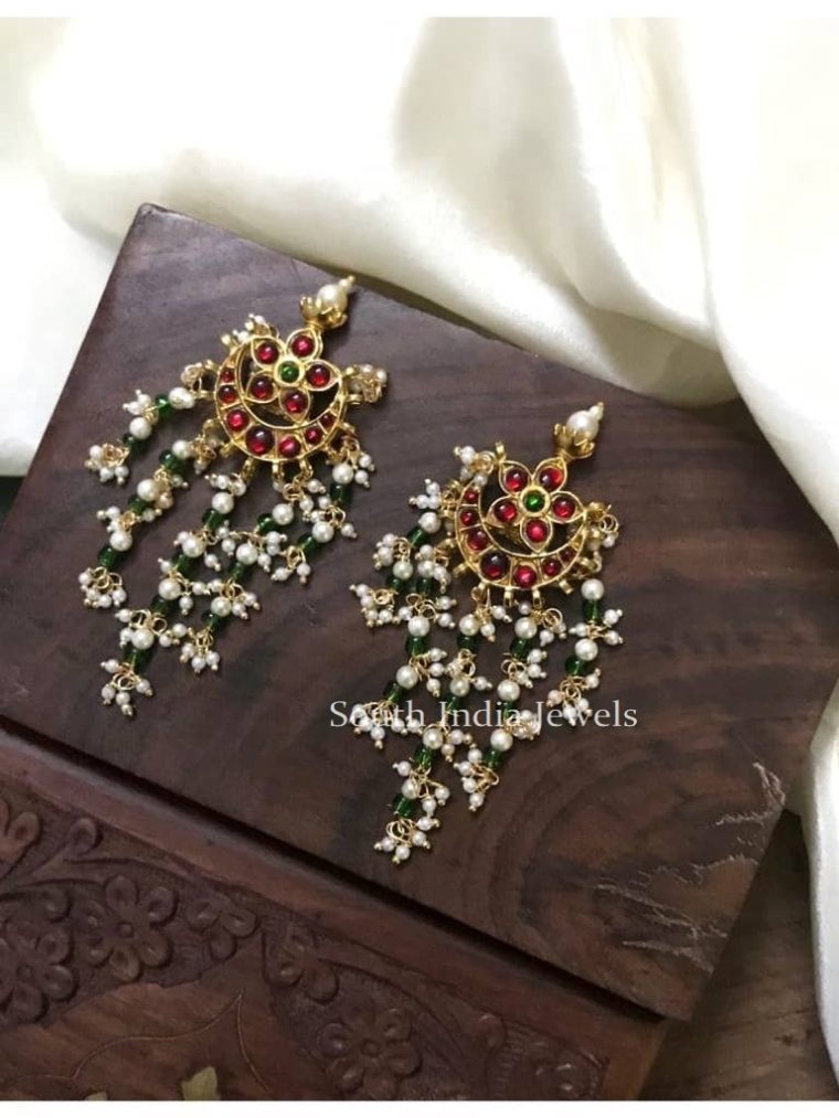 Beautiful Kemp Chandran Pearl Earrings
