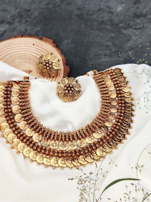 Beautiful Layer Lakshmi Necklace (2)