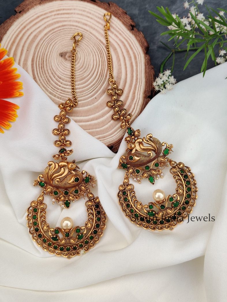 Beautiful Peacock Design Earrings