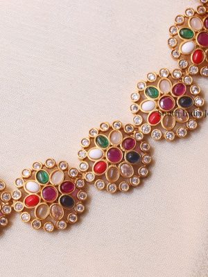 Cute Multicolor Floral Necklace