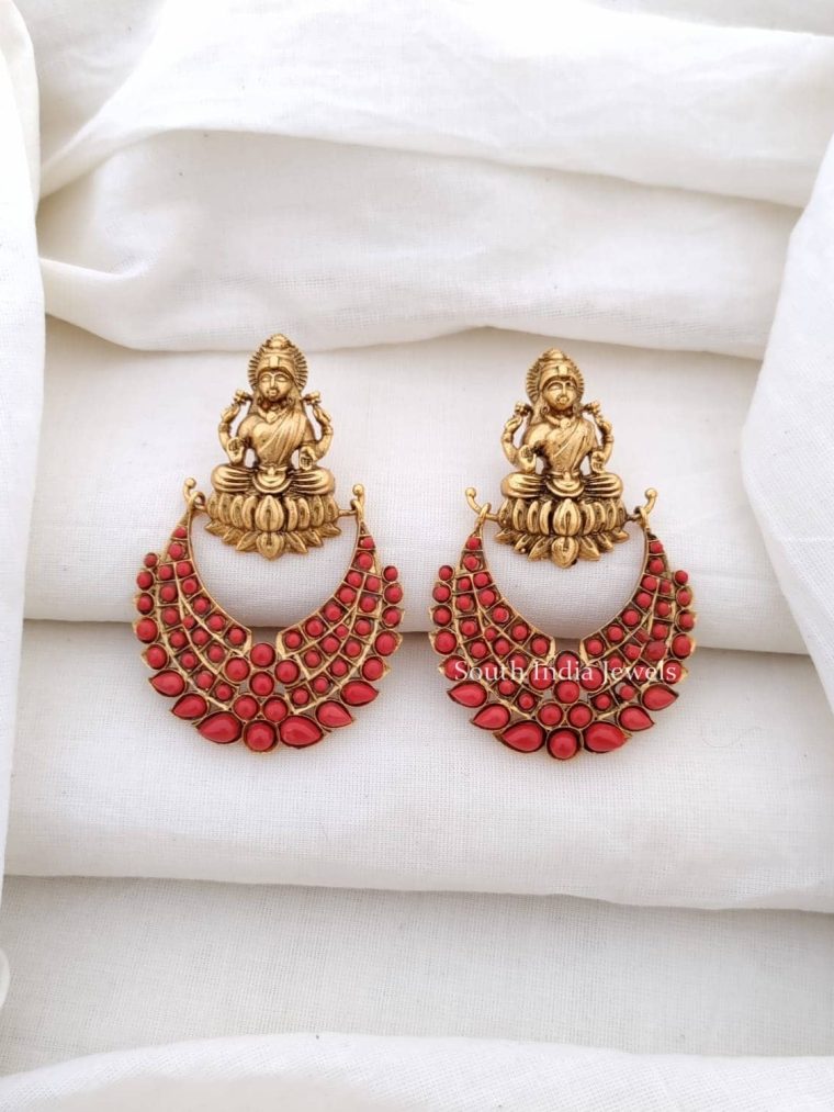 Exquisite Lakshmi Design Earrings