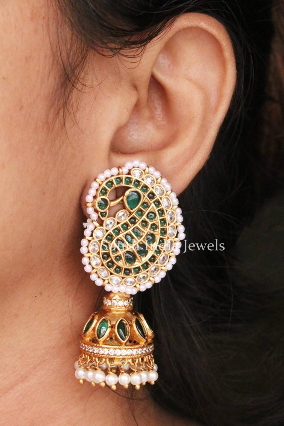 Exquisite Paan Shaped Jhumkas