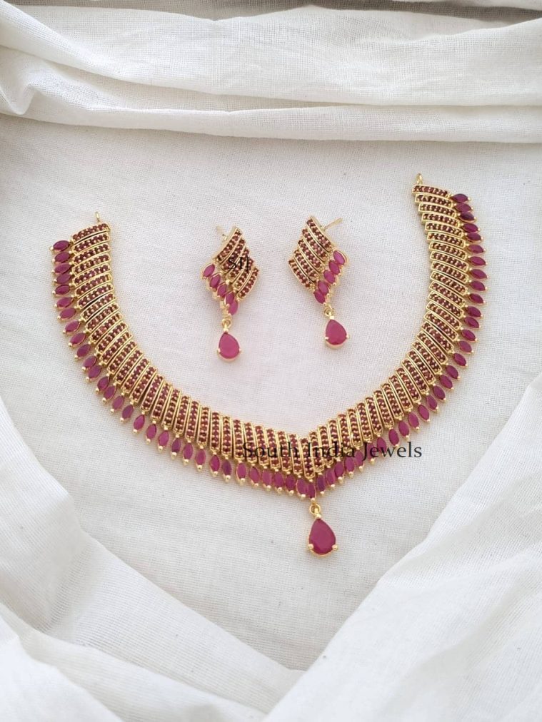 Fantastic Ruby Stones Necklace