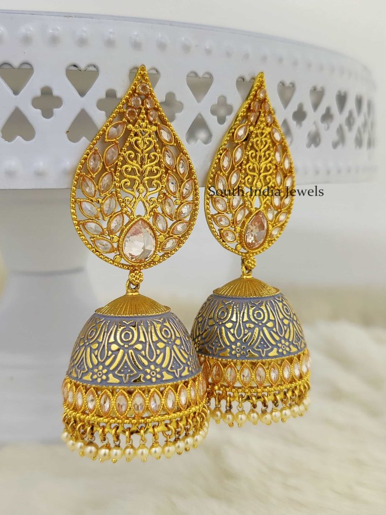 Gorgeous Gold Plated Jhumkas
