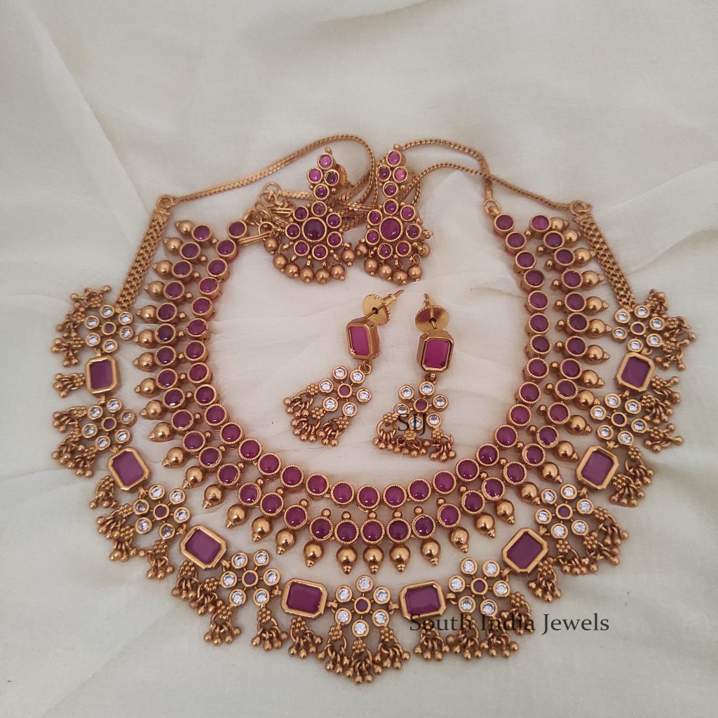 South Indian Bridal Combo Set - South India Jewels