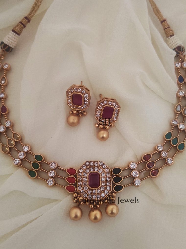 Gorgeous Navaratna Necklace