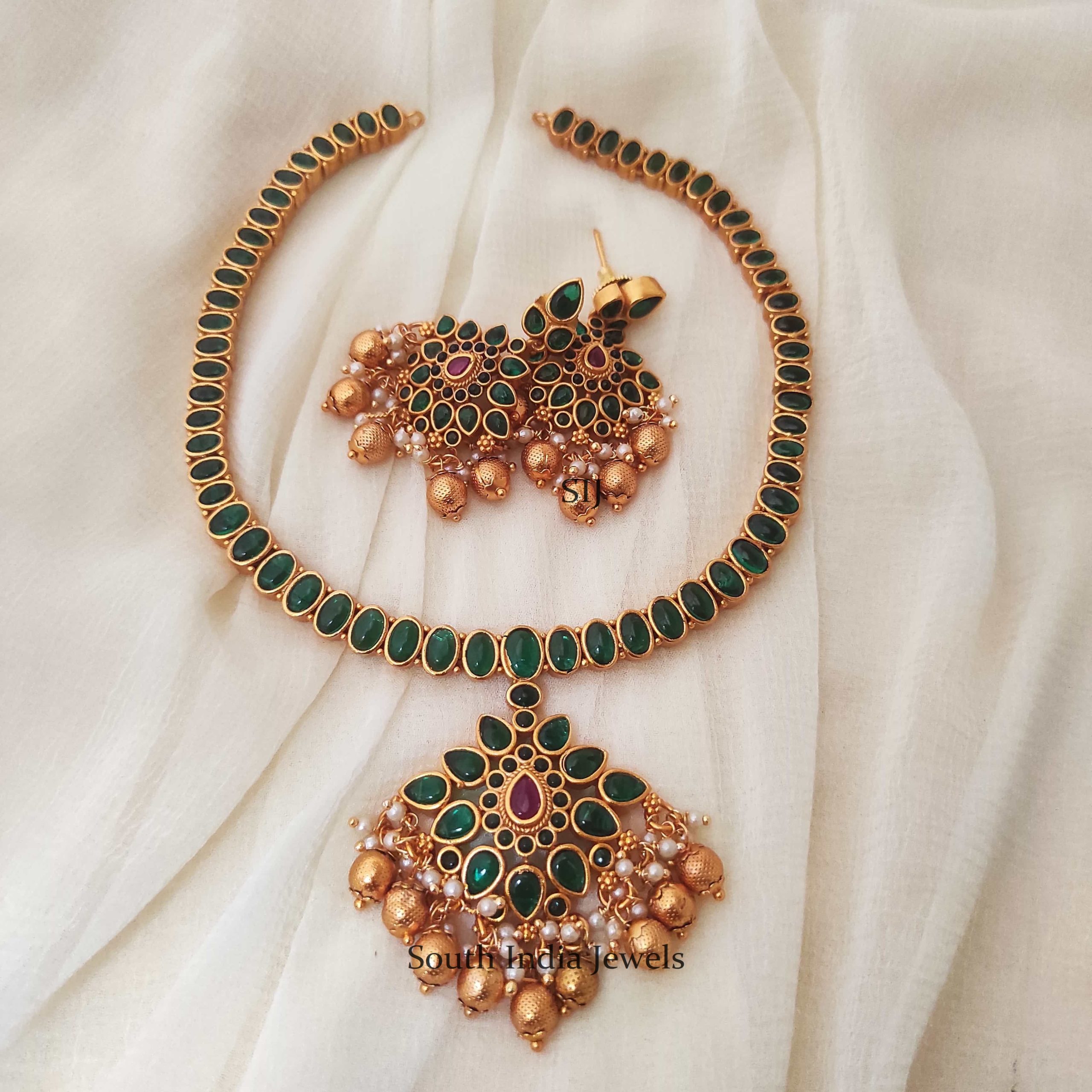 Green Kemp Design Necklace