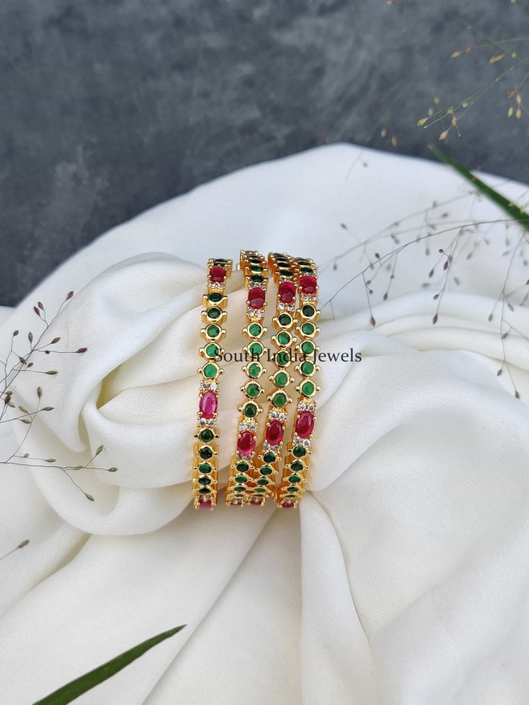 Multi Stone Colors Bangles