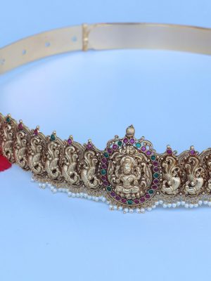 Peacock Pearl Hanging Kamarband