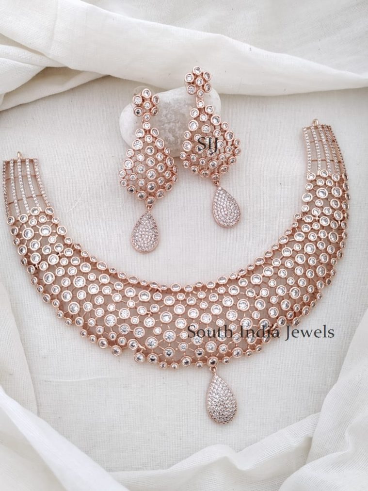 Pretty CZ Stones Necklace