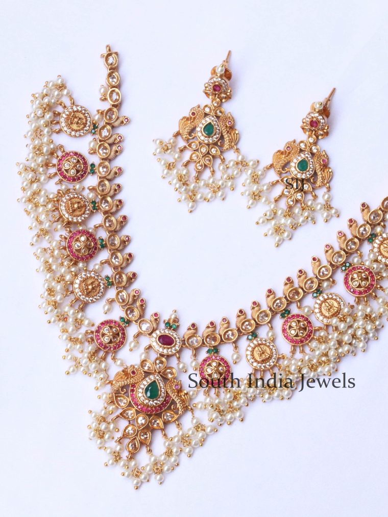 Rich Lakshmi Coin Necklace