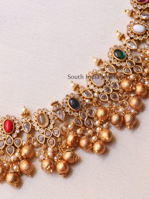 Stunning Gold Beads Necklace