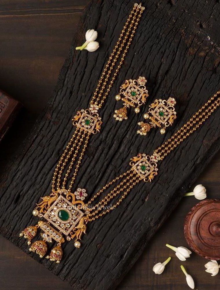 Stunning Golden Beads Haram Set