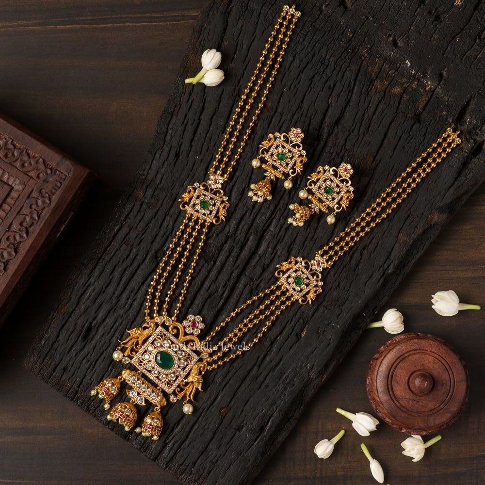 Stunning Golden Beads Haram Set