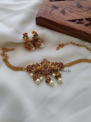 Stunning Peacock Kemp Choker