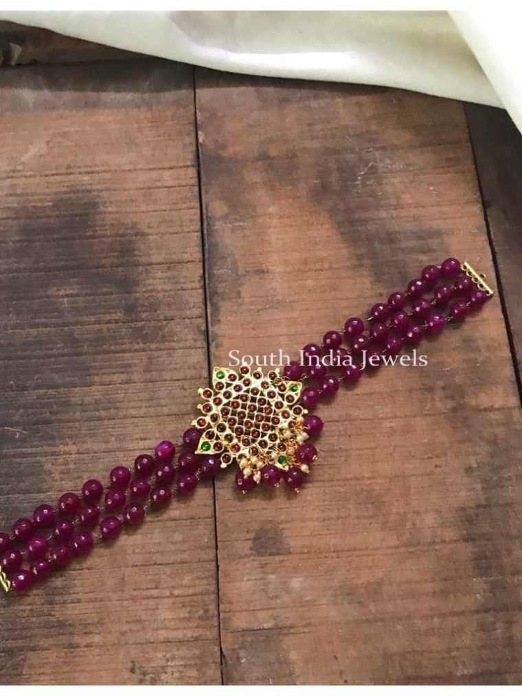 Stylish Nakshatra Beads Kemp Choker