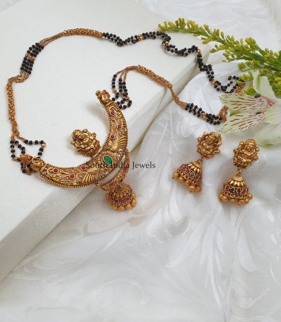 Traditional Lakshmi Black Beads Chain