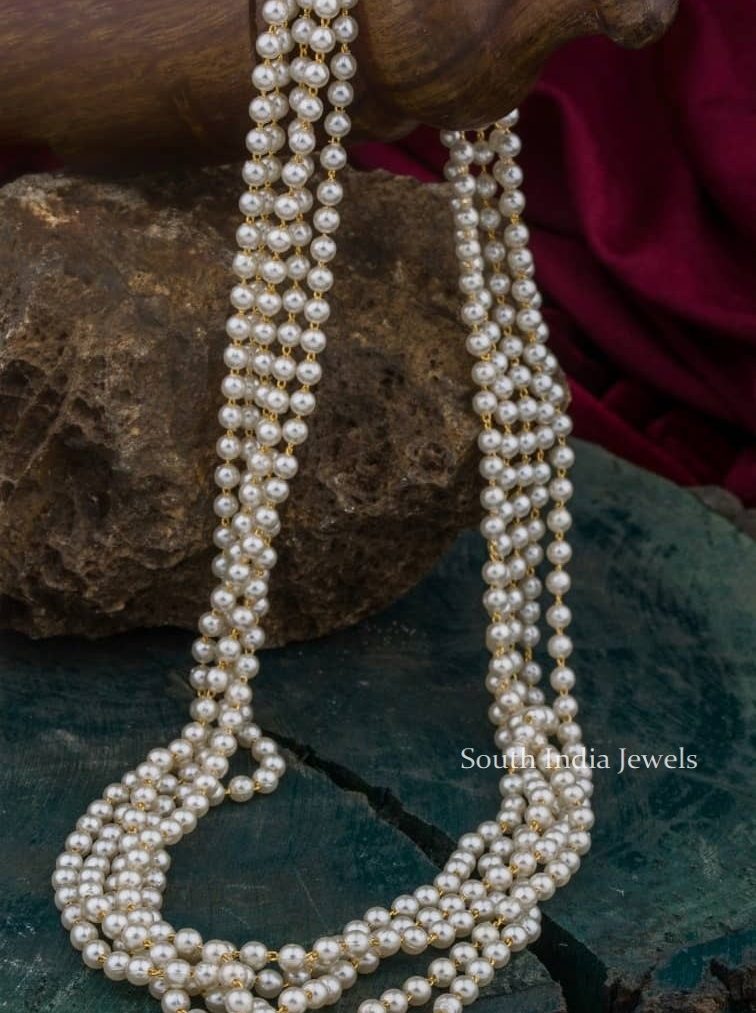 Traditional Pearl Bunch Necklace
