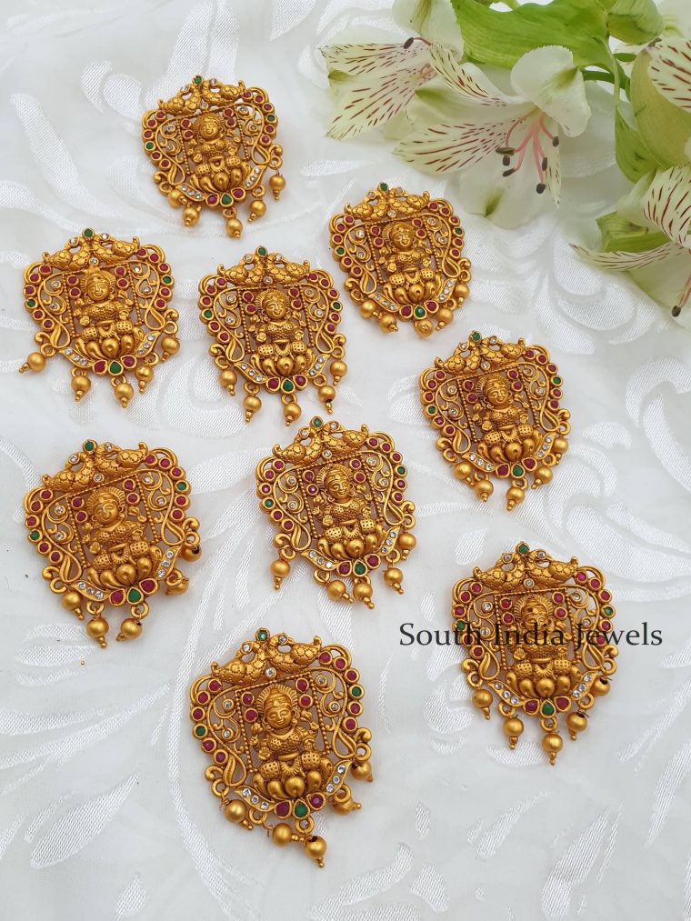 Elegant Layered Kemp Hair Pin - South India Jewels