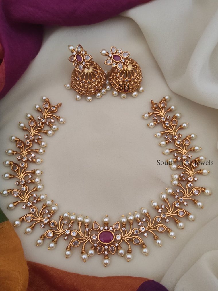 Pearl Gold Replica Necklace
