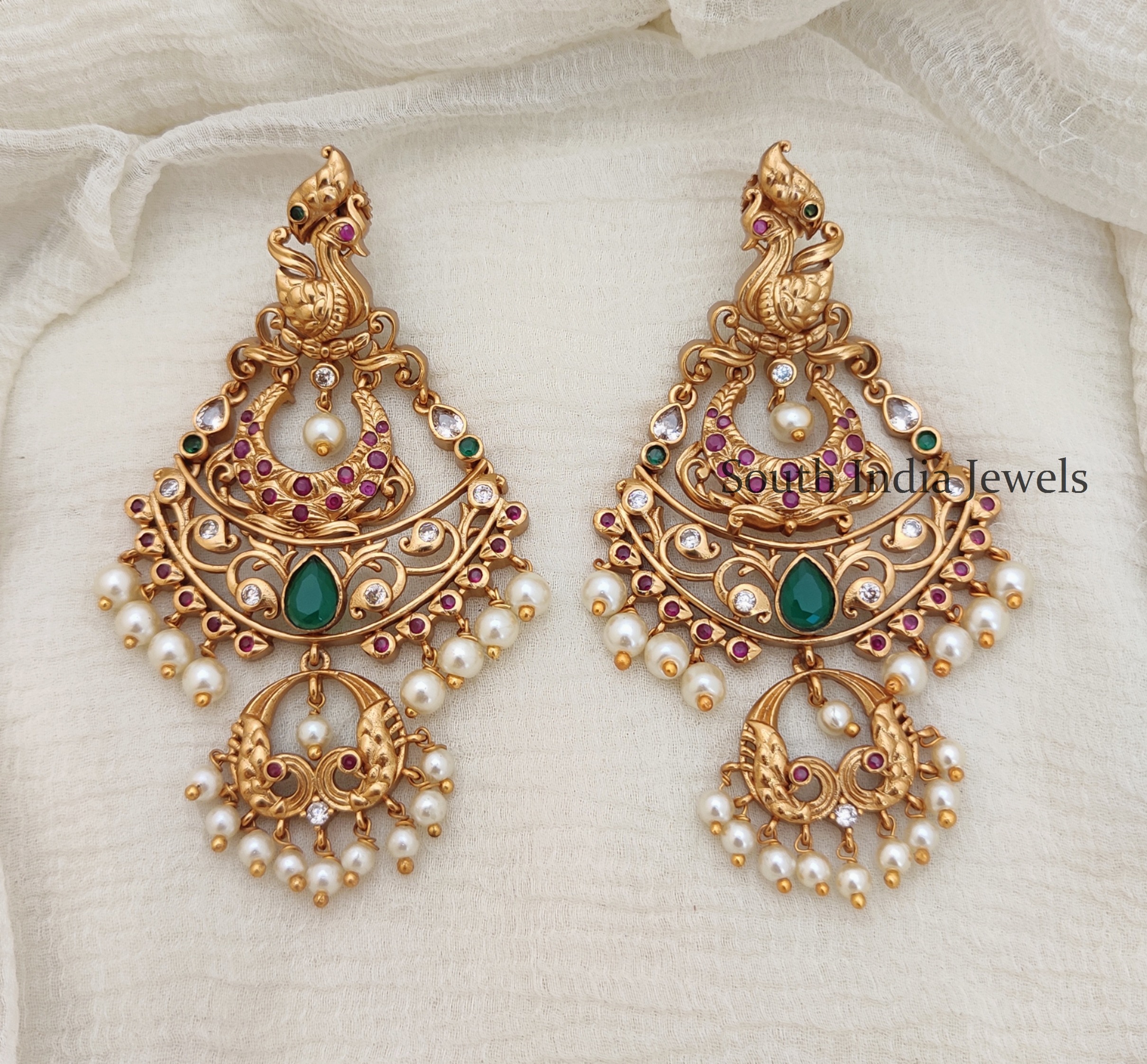 Amazing Peacock Chandbali Bridal Earring