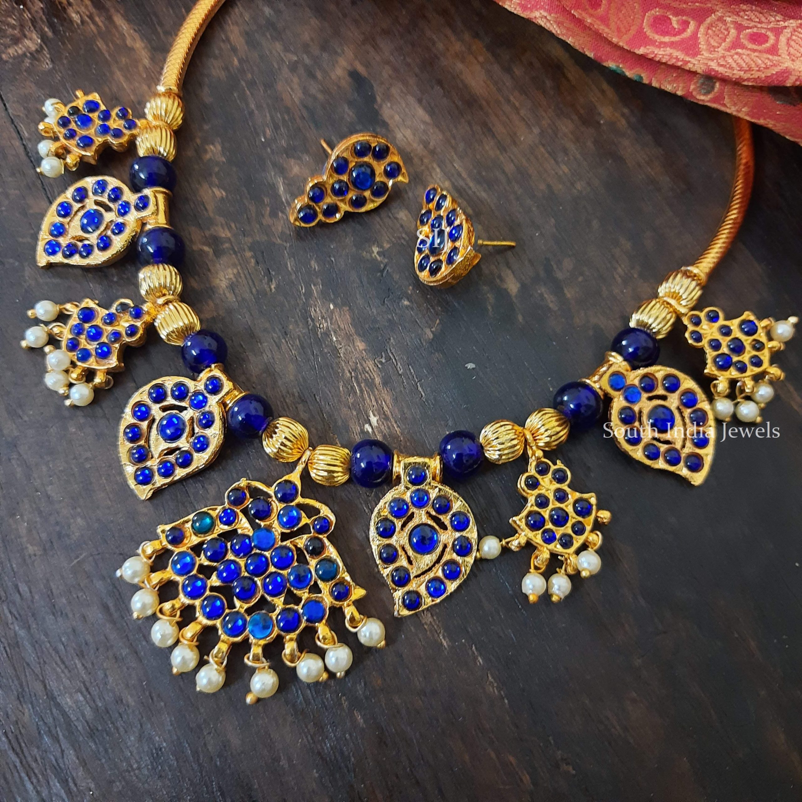 Beautiful Blue Kemp Necklace