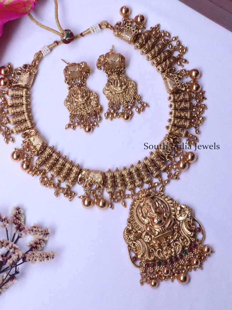 Beautiful Ganesha Design Necklace