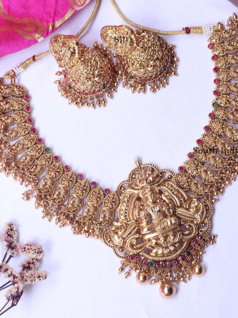 Bridal Lakshmi Design Necklace