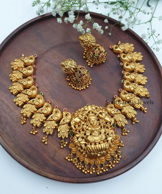Bridal Lakshmi Design Necklace (3)