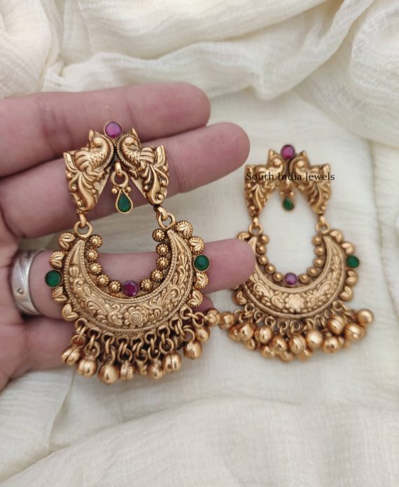 Bridal Peacock Earrings