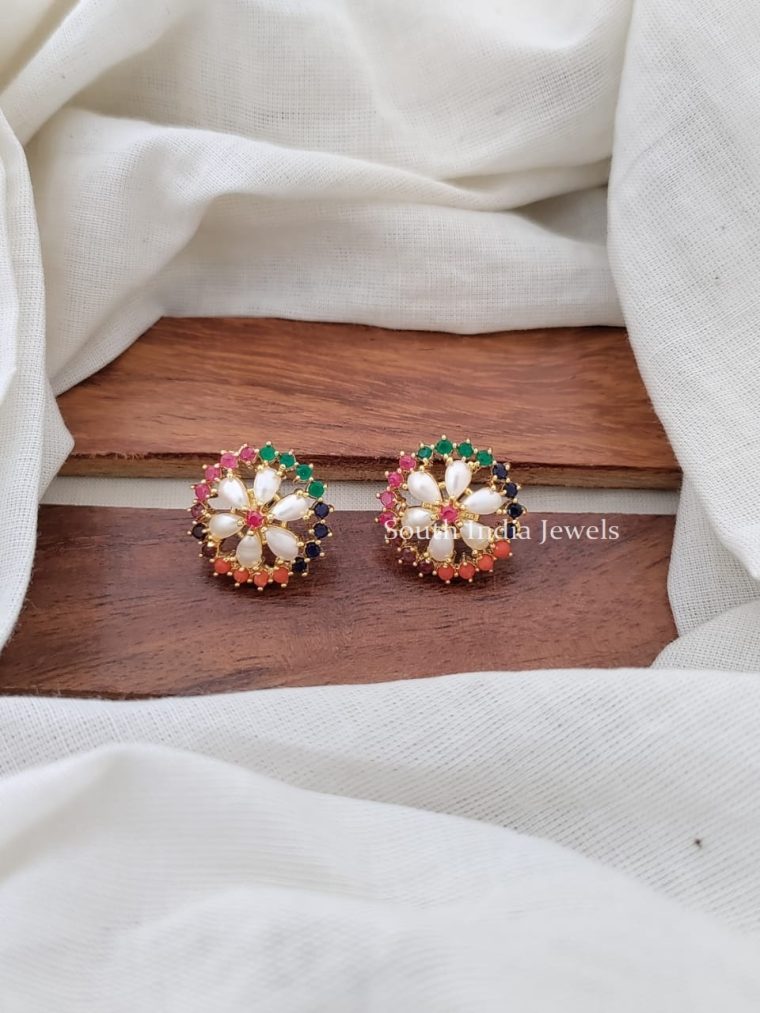 Chakra Design Multicolor Earrings