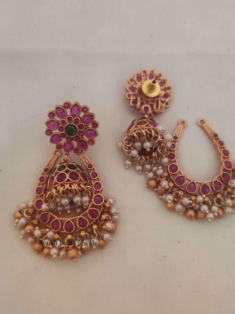 Elegant Chandbali Earrings.