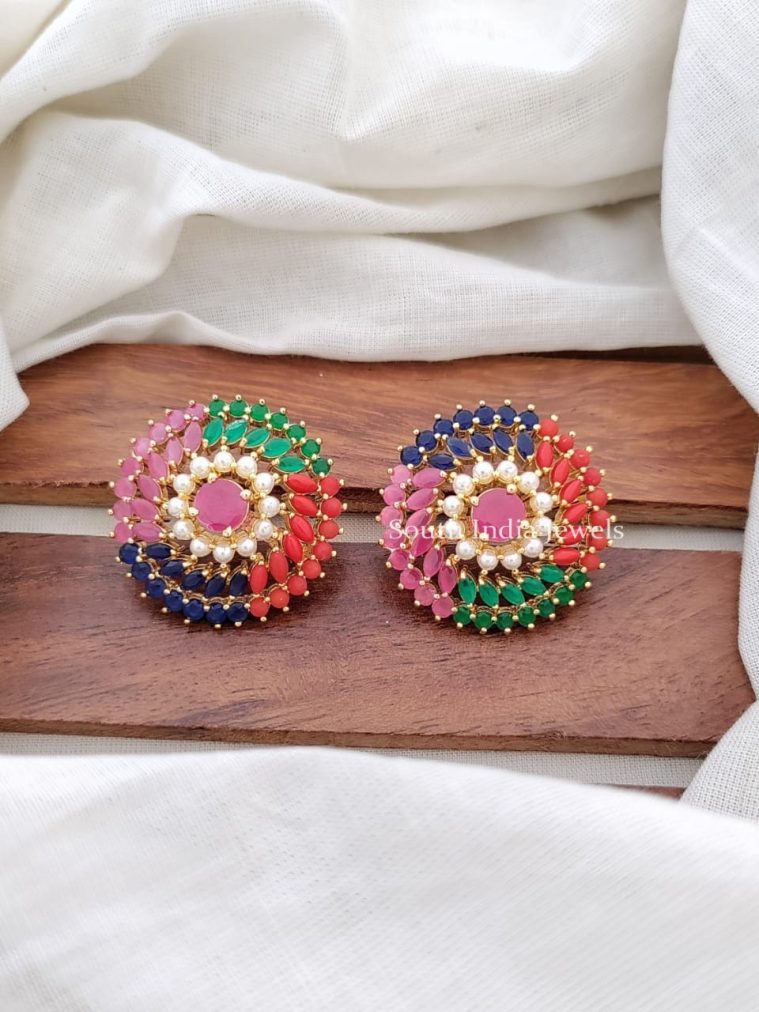 Exquisite Flower Design Earrings