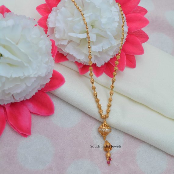 Exquisite Gold Ball Chain