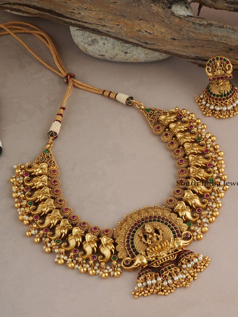 Gorgeous Ganesh Lakshmi Necklace